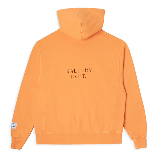 Gallery Dept Logo Hoodie-Flo Orange