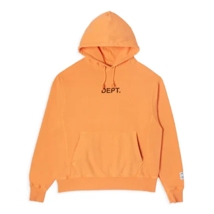 Gallery Dept Logo Hoodie-Flo Orange